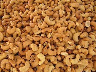 Anacardos, cashew background.