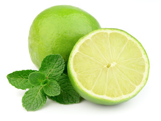 Sweet and juice citrus with mint