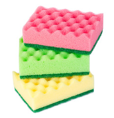 Group of kitchen sponges