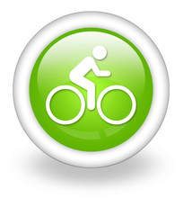 Light Green Icon "Bicycle Trail"