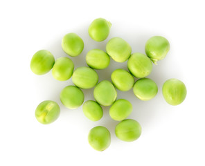 Raw green peas