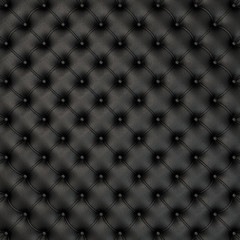 Black Leather Background 3d render