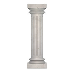 Classic Column 3d render illustration