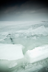 icy lake