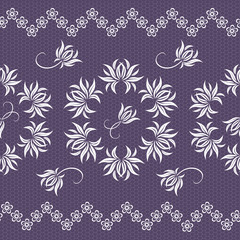 Elegant lace vector pattern