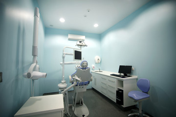 panoramic view of interior of dental office - 39462956
