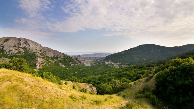 Time lapse Crimean valley 2