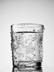 cold water glass