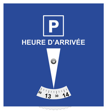 disque de stationnement officiel norme europ&eacute;enne