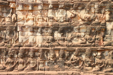 Terrace of the elephants, Angkor Thom