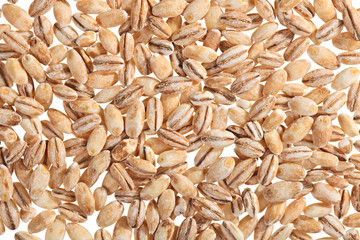 Pearl barley food ingredient background