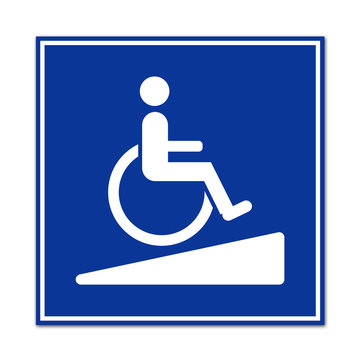 Se&ntilde;al acceso para minusvalidos