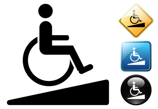 Handicapped accessible logo and icons