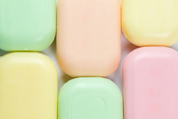 Colored soap