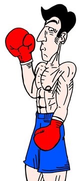 Boxeador comic