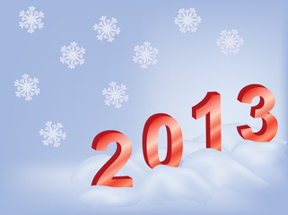 new year 2013 vector background