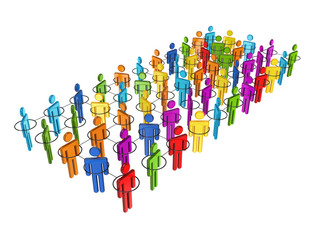 Internet addiction concept.