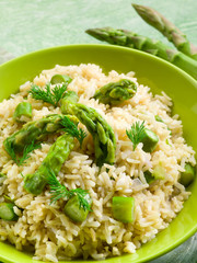 risotto with asparagus