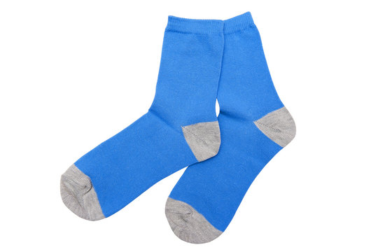 Blue socks