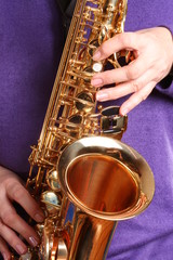 Saxophon spielen