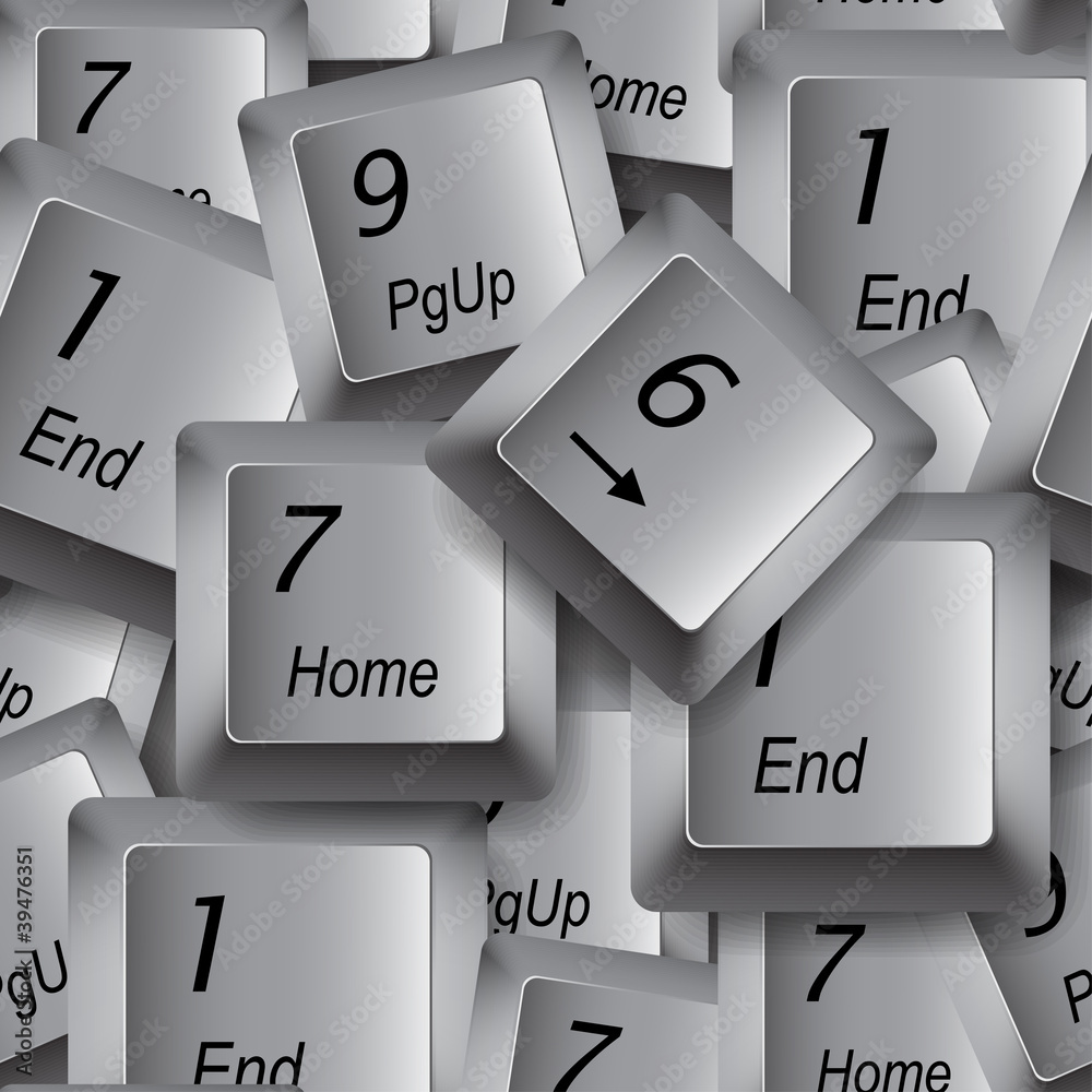 Poster Computer buttons seamless background