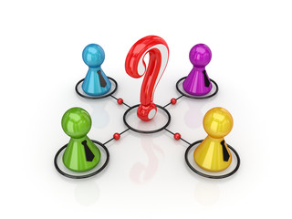 Business network concept.