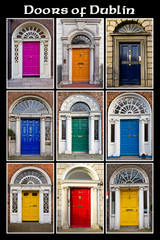 Old Georgian Doors of Dublin