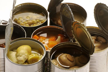 Canned vegetables 食物保存法