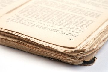Old book fragment