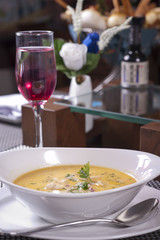 Soup dish appetizer