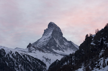 Matterhorn nach Sonnenuntergang