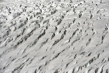 Gletscherspalten (Aletschgletscher im Winter) - obrazy, fototapety, plakaty
