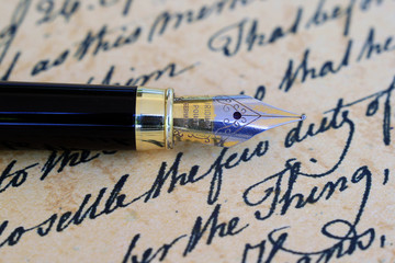 Fototapeta premium Old letter