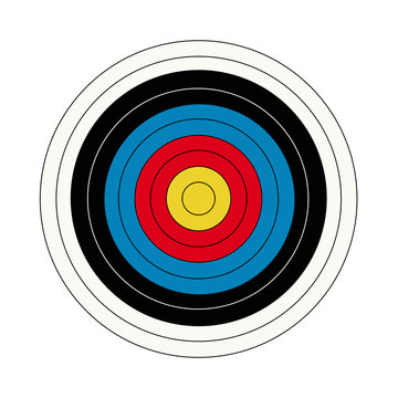 Cible de tir &agrave; l'arc - Objectif