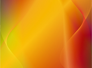 yellow orange gold abstract background with wave