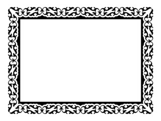 simple ornamental decorative frame
