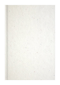 Blank white book with paper structure