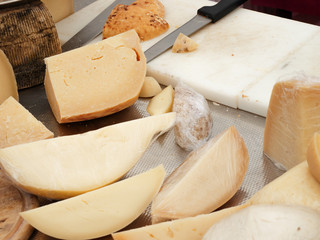 vari tipi di formaggi