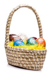 Eggs in Easter Basket