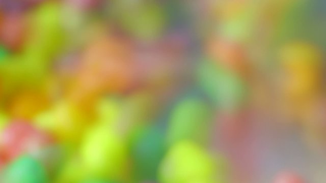 bunte kugeln unscharf