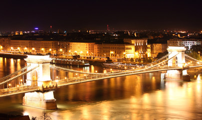 Fototapeta premium Chain Bridge in Budapest