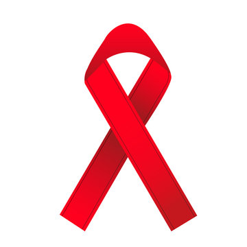 aids schleife vektor illustration