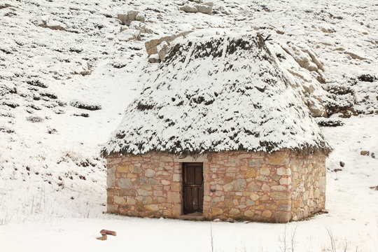 Teito, Caba&ntilde;a, Refugio. Somiedo, Asturias.