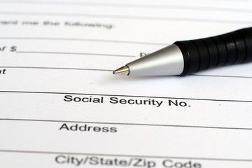 Social security form