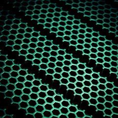 abstract metallic grid © kubais