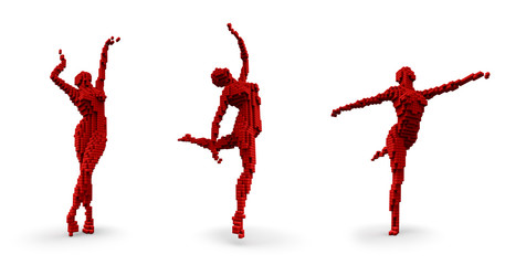Pixel dancers