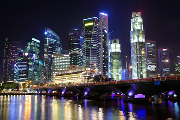 Obraz na płótnie Canvas Singapore cityscape
