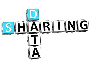 3D Sharing Data Crossword cube words