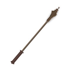 3d render of mace weapon