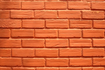 Red brick wall